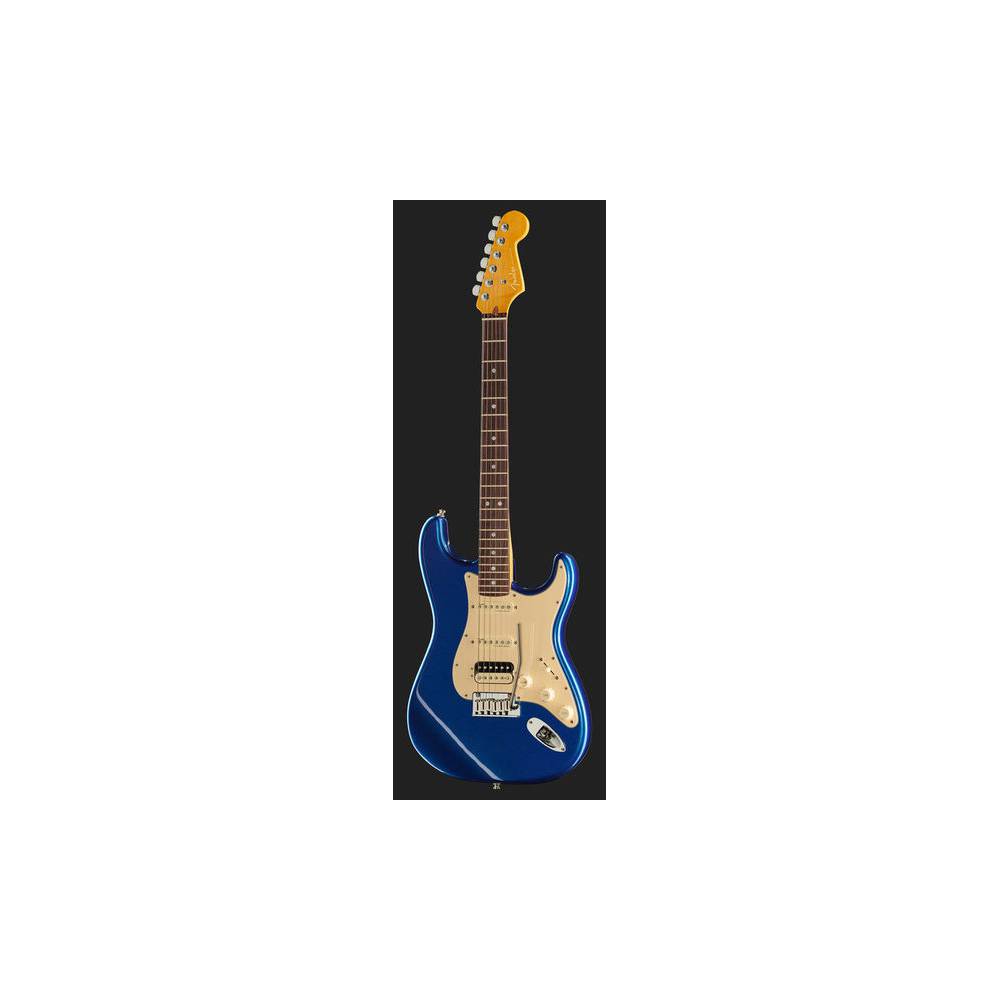 Fender American Ultra Stratocaster HSS Cobra Blue RW met koffer