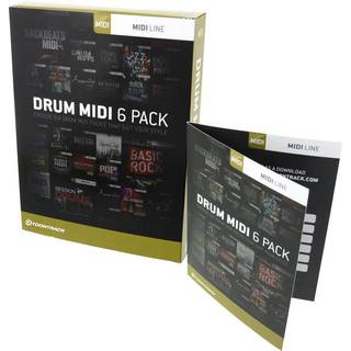 Toontrack TDM6P-99 drum midi 6-pack