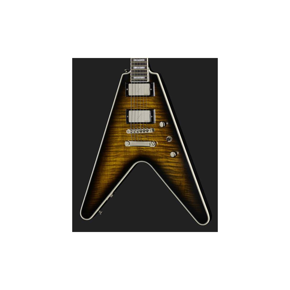 Epiphone Flying V Prophecy Yellow Tiger Aged Gloss elektrische gitaar