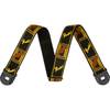 Fender Quick Grip Locking End Strap Black Yellow Brown gitaarband