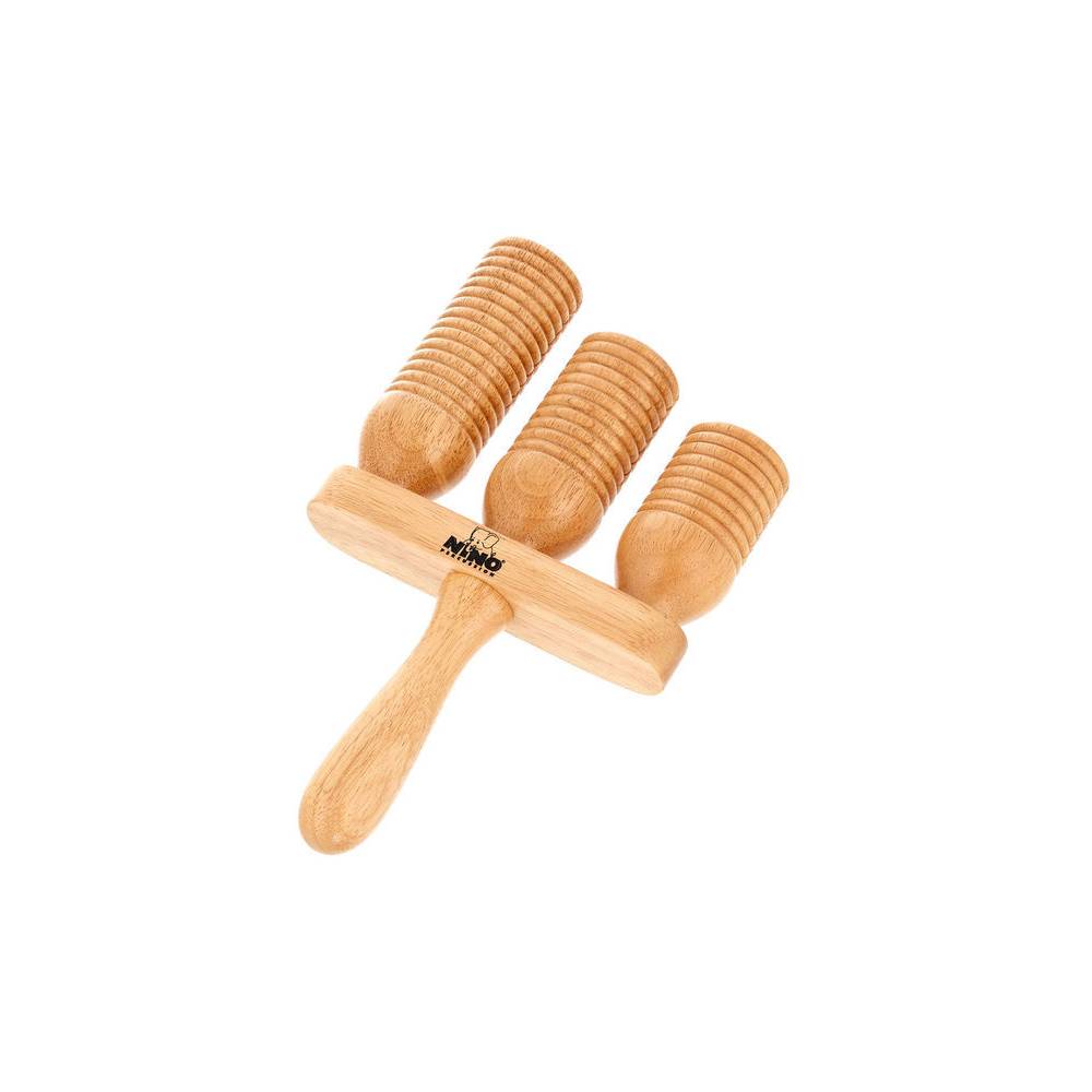 Nino Percussion NINO561 houten agogo 3-voudig