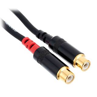 Cordial CFU1.5CE Intro verlengkabel 2x RCA male - 2x RCA female 1.5m