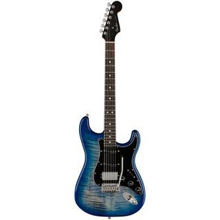 Fender Limited Edition American Ultra Stratocaster HSS EB Denim Burst elektrische gitaar met koffer