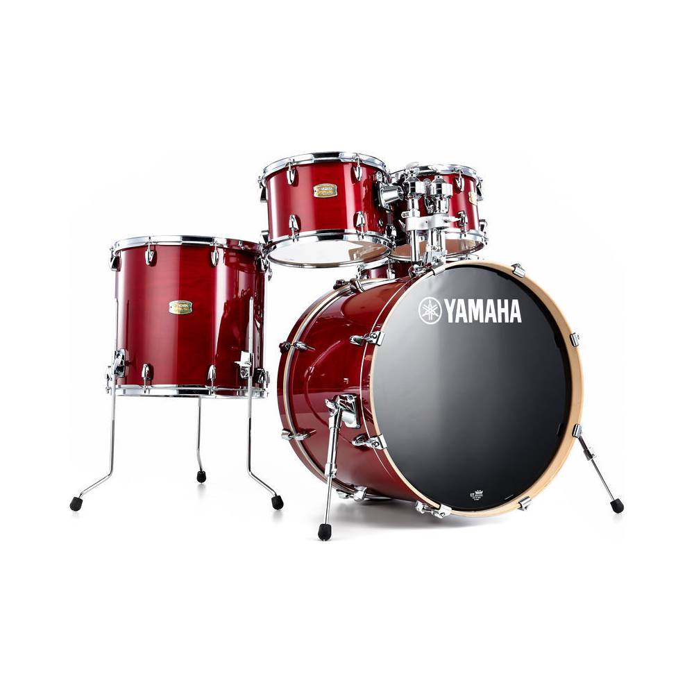 Yamaha JSBP0F5CR Stage Custom Birch shellset Cranberry Red