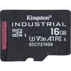 Kingston microSDHC Industrial C10 A1 pSLC Card Single Pack 16GB