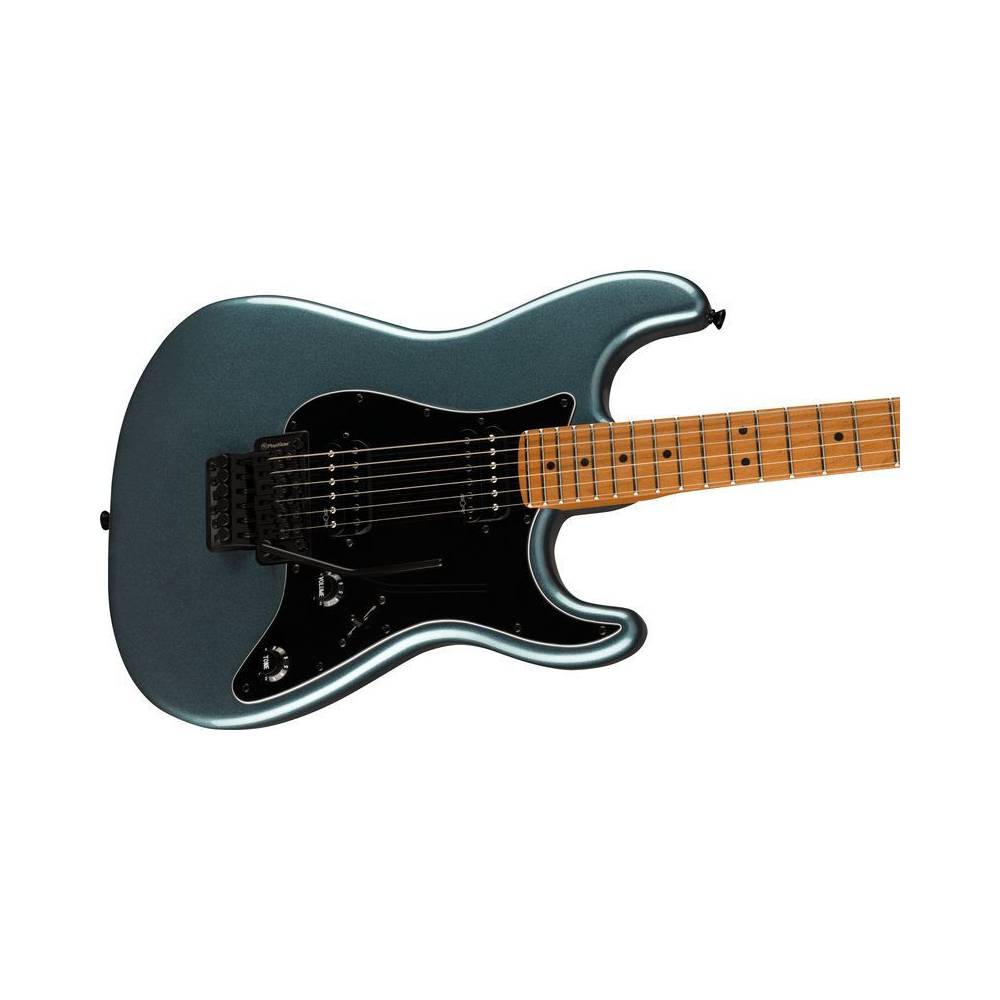 Squier Contemporary Stratocaster HH FR Gun Metal Metallic elektrische gitaar