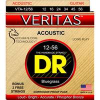 DR Strings VERITAS VTA12/56 BlueGrass VERITAS Phosphor Bronze 12-56