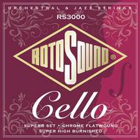 Rotosound RS3000 flatwound snarenset voor cello