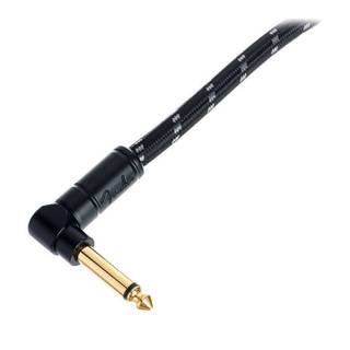 Fender Deluxe Cables Coil Cable 9 m zwart tweed recht en haaks