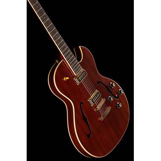 Guild Newark St. Collection Starfire II ST Dynasonic Royal Brown semi-akoestische gitaar