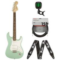 Squier Affinity Stratocaster Surf Green + accessoires