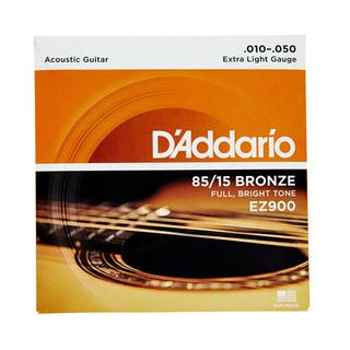 D'Addario EZ900 snarenset voor akoestische western gitaar