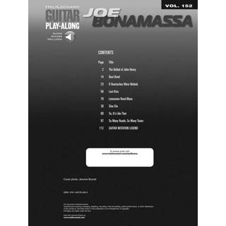 Hal Leonard - Guitar Play-Along Volume 152 - Joe Bonamassa
