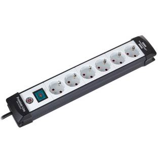 Brennenstuhl Premium-Line 1951560101 stekkerdoos 6-voudig bevestigbaar 5m zw/gr
