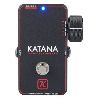 Keeley Katana Custom Black Special Edition Dual FET Class A Clean Boost