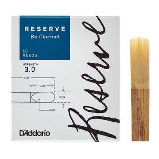 D'Addario Woodwinds Reserve Bb Clarinet Reeds 3.0 (10 stuks)