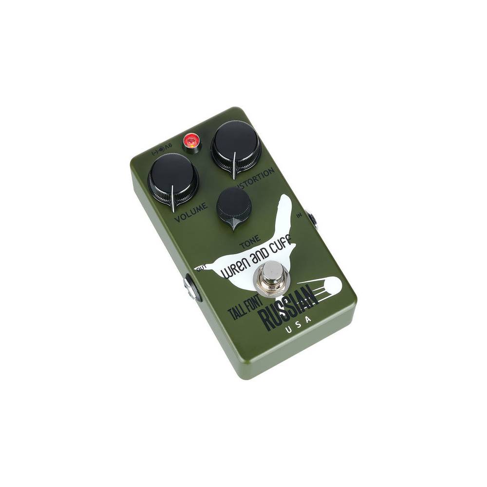 Wren and Cuff Tall Font Russian Fuzz effectpedaal