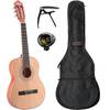 LaPaz C30N klassieke gitaar 1/2-formaat naturel + gigbag + accessoires