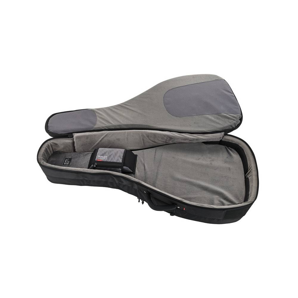 Classic Dual Semi-Hollow/Electric Guitar Case, Black