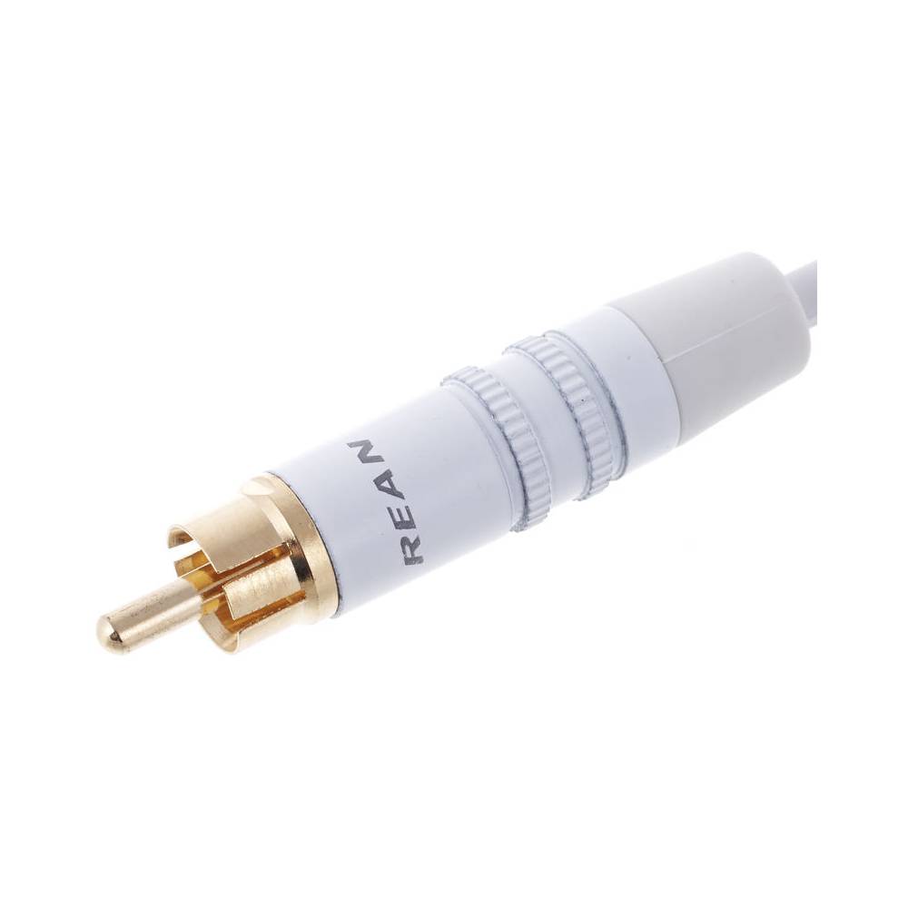 Cordial CFU3PC-SNOW Intro verloopkabel 2x 6.3 TS jack - 2x RCA 3m wit