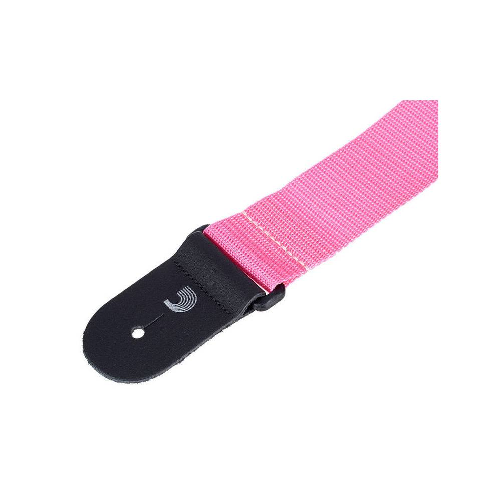 D'Addario PWS106 polypropyleen gitaarband roze