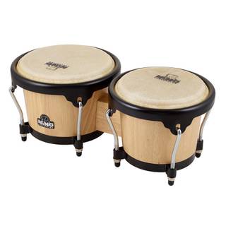 Nino Percussion NINO3NT-BK houten bongoset zwarte hardware