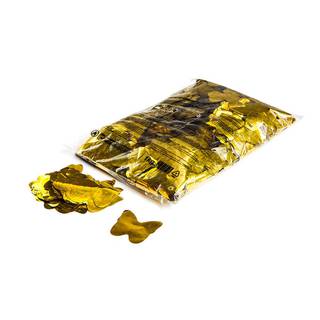 Magic FX vlindervormige metallic confetti 55mm goud