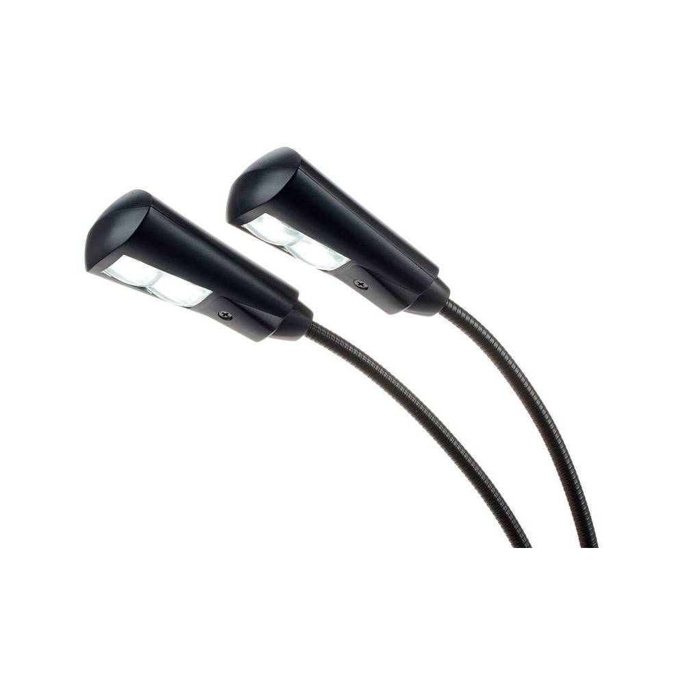Konig & Meyer 12244 FlexLight lessenaarlamp met dubbele LED arm