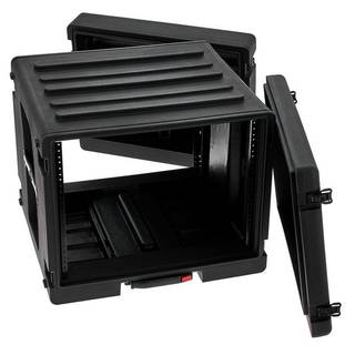 SKB 1SKB-R8UW 8U Rolling Roto Rack 19 inch flightcase trolley 8U