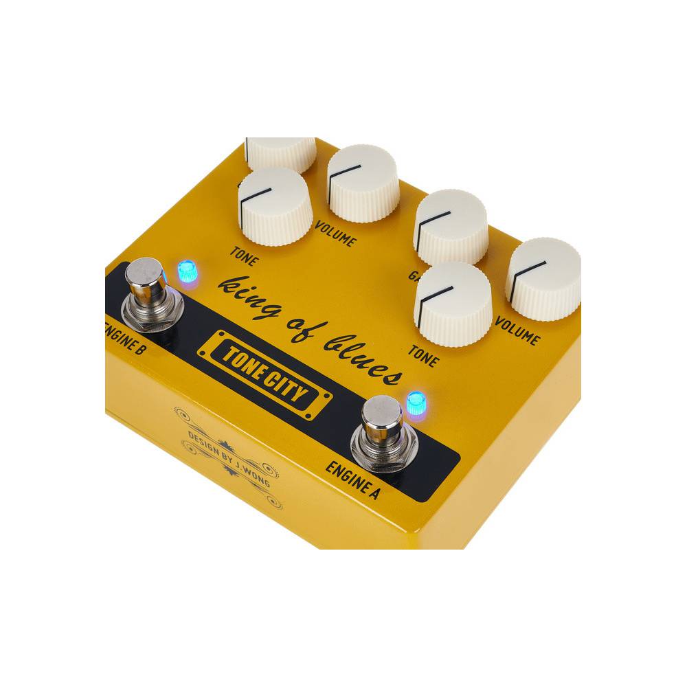 Tone City King Of Blues V2 dual overdrive effectpedaal