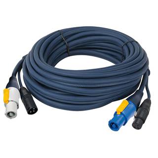 DAP Powercon in/uit & signaal kabel 75cm