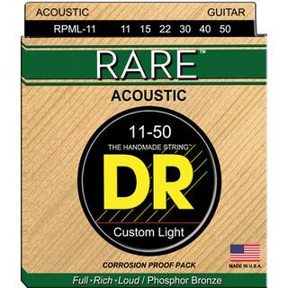 DR Strings RPML-11 Rare Lite-Medium snaren voor westerngitaar