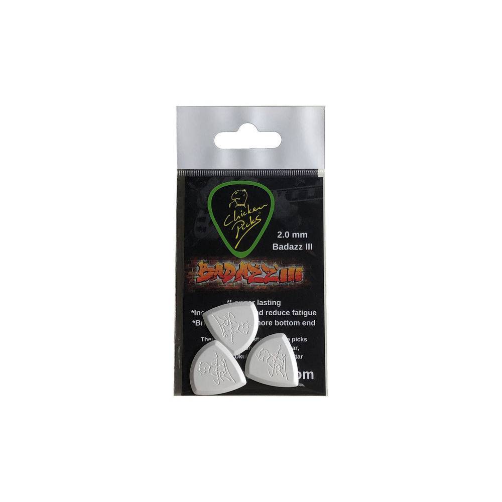 ChickenPicks Badazz III 2.0 mm plectrums (3 stuks)