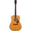 Fender PD-220E Dreadnought Natural elektrisch-akoestische westerngitaar met koffer