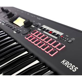 Korg KROSS 2 61-MB Super Matte Black synthesizer workstation
