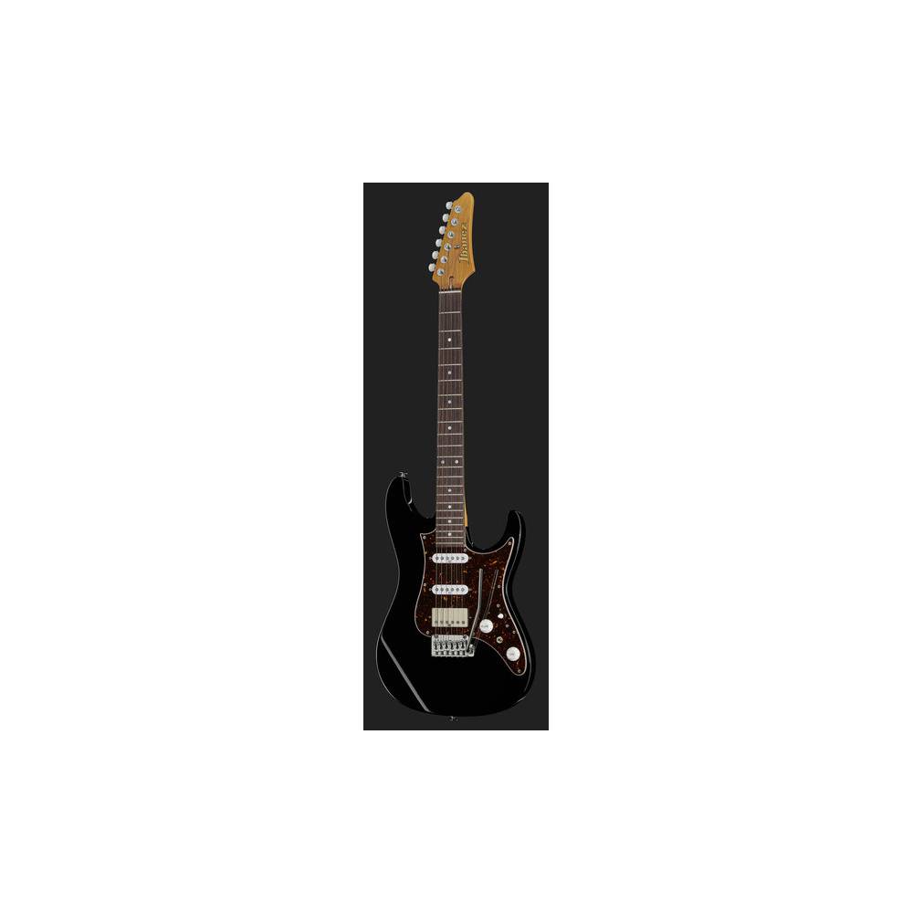 Ibanez AZ2204N Prestige Black elektrische gitaar met koffer