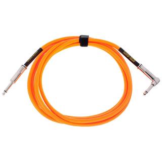 Ernie Ball 6079 Braided Instrument Cable, 3 meter, Neon Orange