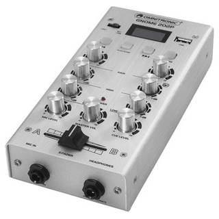 Omnitronic Gnome-202P Mini Mixer zilver