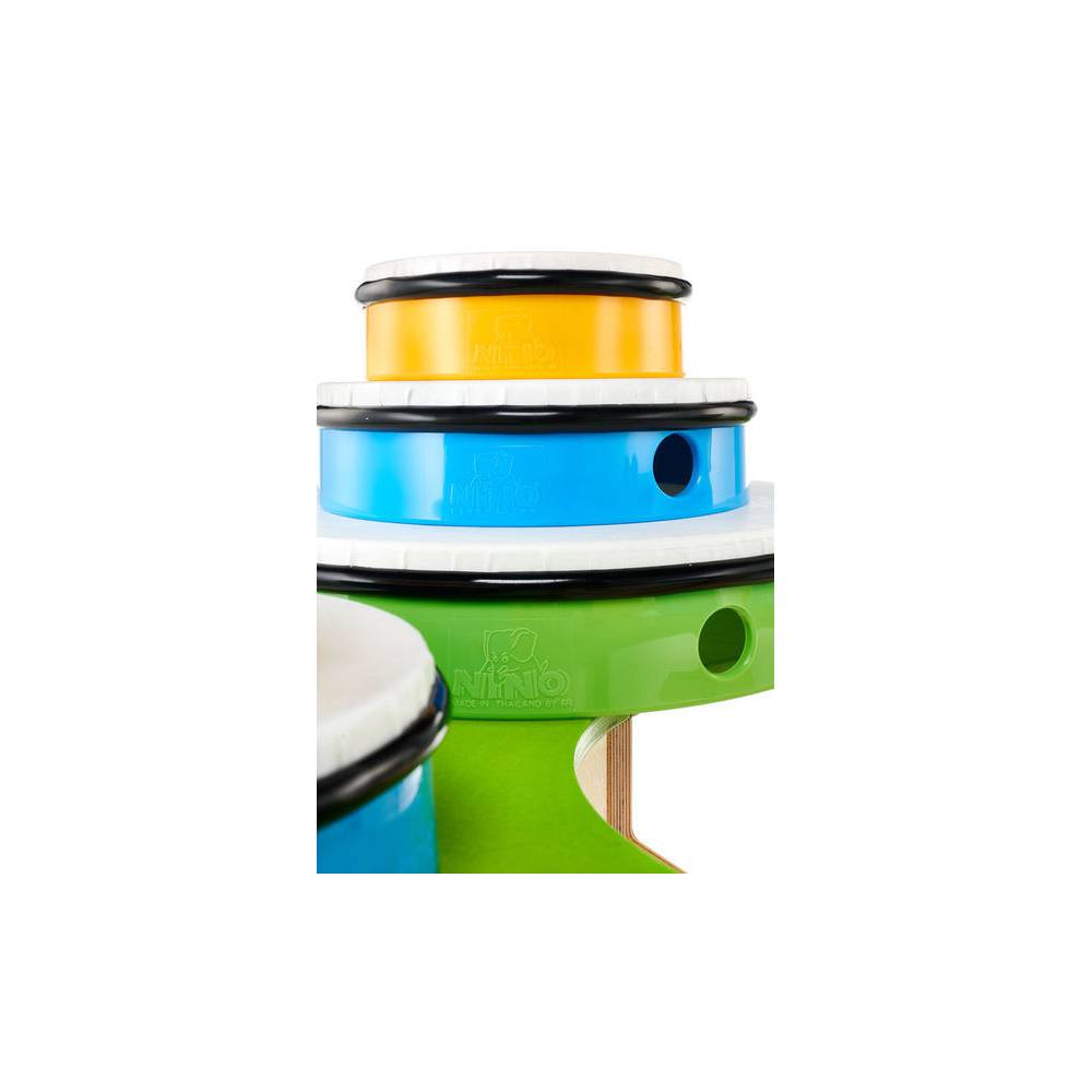 Nino Percussion NINO966 Classroom Hand Drum Set handtrommels voor scholen incl. onderstel