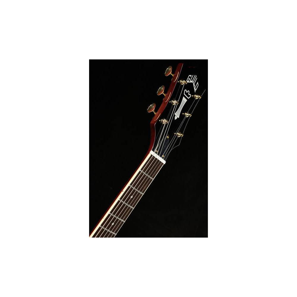 Guild Newark St. Collection Starfire II ST Dynasonic Royal Brown semi-akoestische gitaar