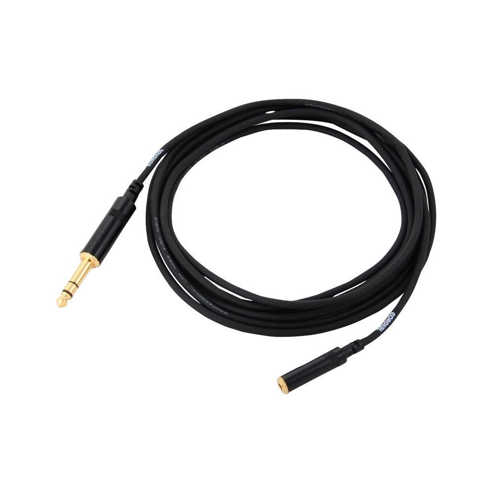 Cordial CFM3VY Intro verloopkabel TRS jack 6.3mm - 3.5mm female 3m
