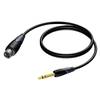 Procab CLA723 6.3mm stereo jack - XLR female 1.5 m