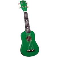 Diamond Head DU-105 rainbow sopraan ukulele groen met gigbag