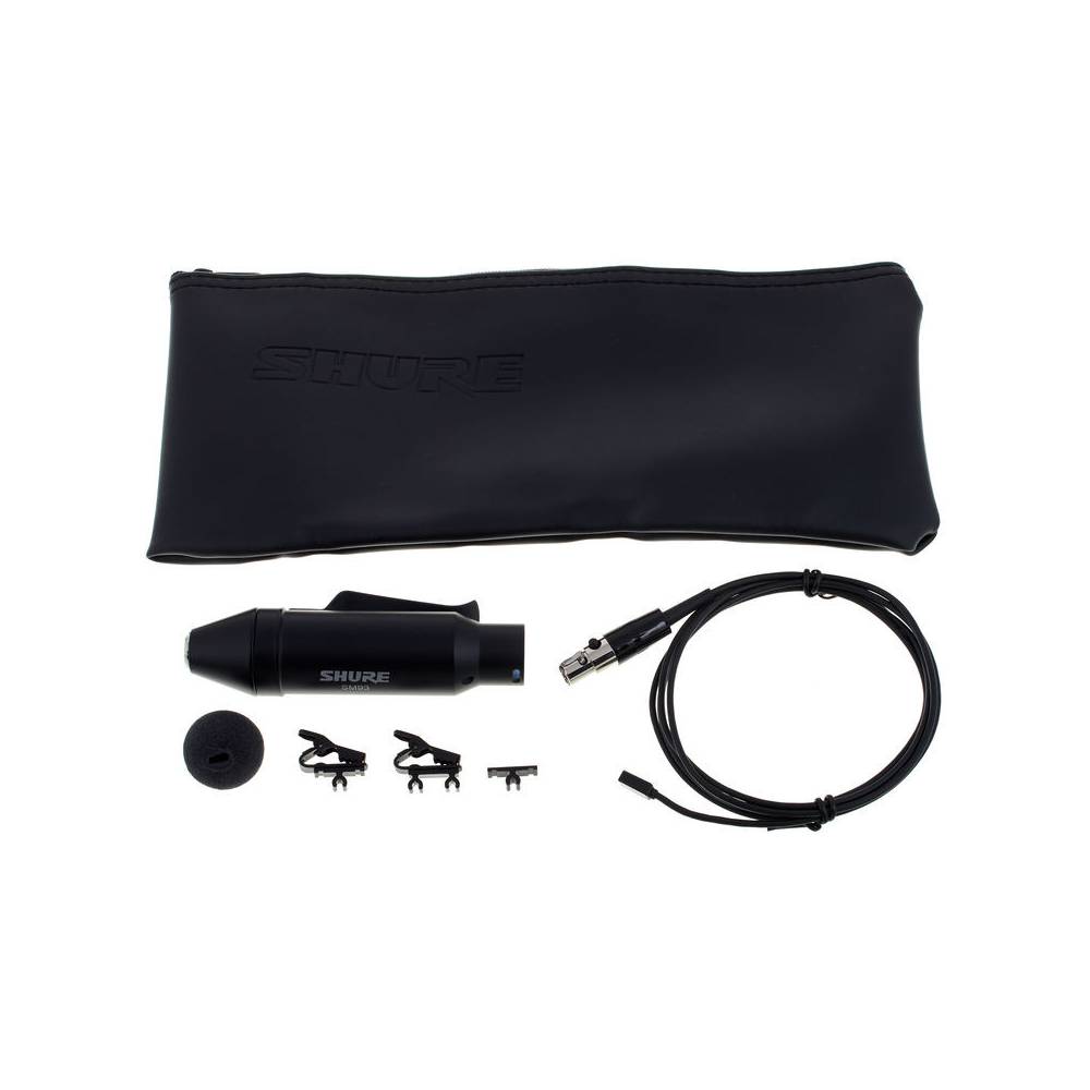 Shure SM93 lavalier microfoon zwart