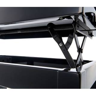 Konig & Meyer 13971 pianobank hoogglans zwart met kunstlederen zitting