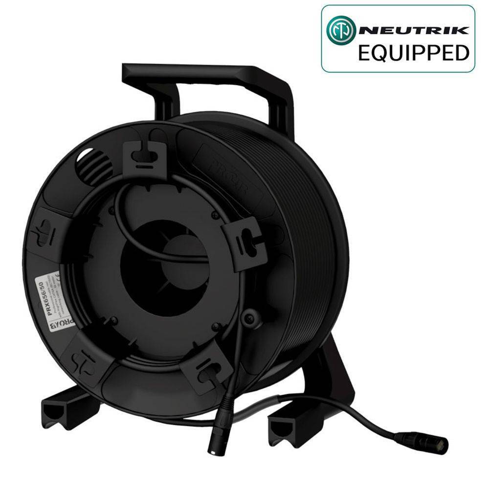 Procab PRX656 Prime CAT6a S/FTP kabel met etherCON op haspel 70m