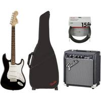 Squier Affinity Stratocaster Black + versterker + kabel + gigbag