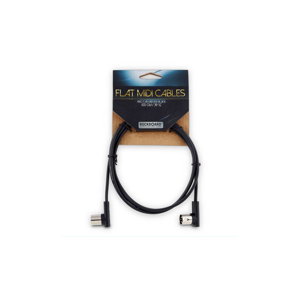RockBoard Flat MIDI Cable haaks 100 cm