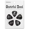 D'Addario Grateful Dead Icons plectrums zwart celluloid medium 10-pack