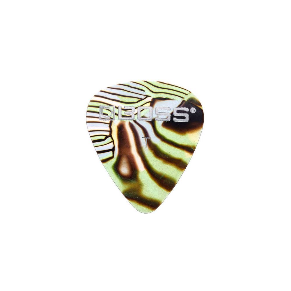 Boss BPK-12-AT celluloid plectrums abalone thin (set van 12)